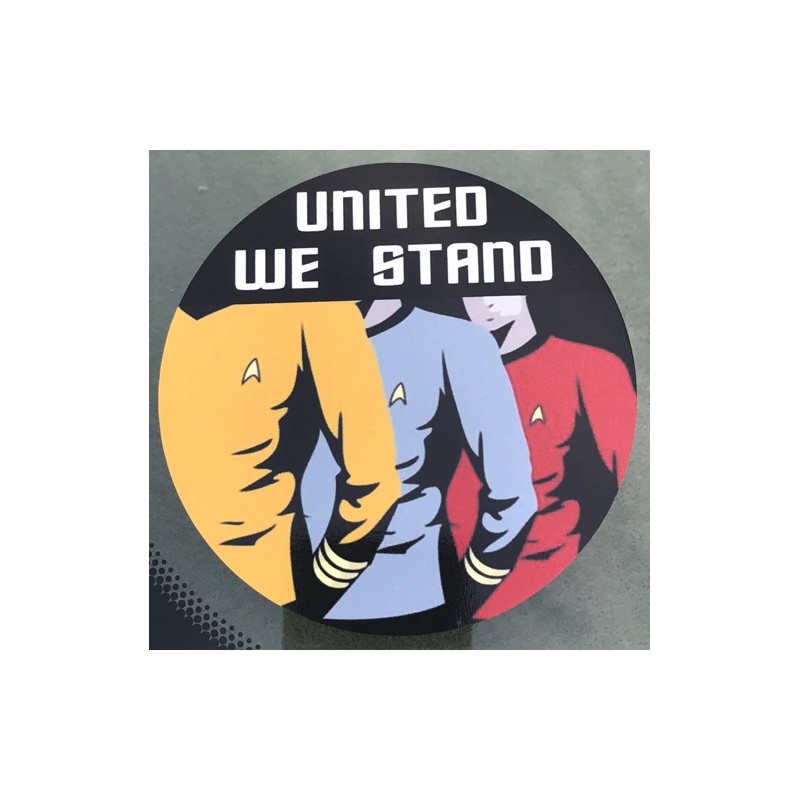 Avery Hi-Performance Star Trek United We Stand, Vinyl Bumper Sticker