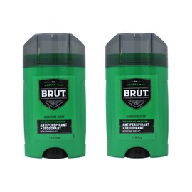 BRUT Antiperspirant & Deodorant Wide Stick 2.7 Ounce (2)