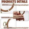 6Pcs 3 Inch Small Embroidery Hoops, - Premium Oval Rubber