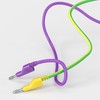 Goupchn 4mm Stackable Banana Plug to Banana Plug Test Leads