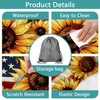 Picnic Table Cover with Bench Covers and Bag, American Flag