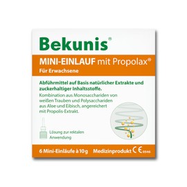 Bekunis Mini Enema with Propolax - The Natural Enema | Pack of 6