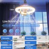 VANLUDA Socket Fan Light,11 Inches E26/E27 Ceiling Fan with Light