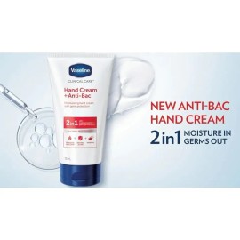 Crema De Manos Antibacterial Vaseline Clinical Care Importad