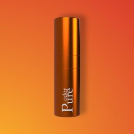 Pureodor Nose Inhaler with Essential Oils Nose Stick Aromatherapy Yadom Thai (Orange Sunrise)