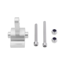 EMSea RC Car Rear Wheel Top Link Riser Compatible with Axial SCX10 III AR45P 1/10 RC Crawler LCG Chassis DIY (Silver)