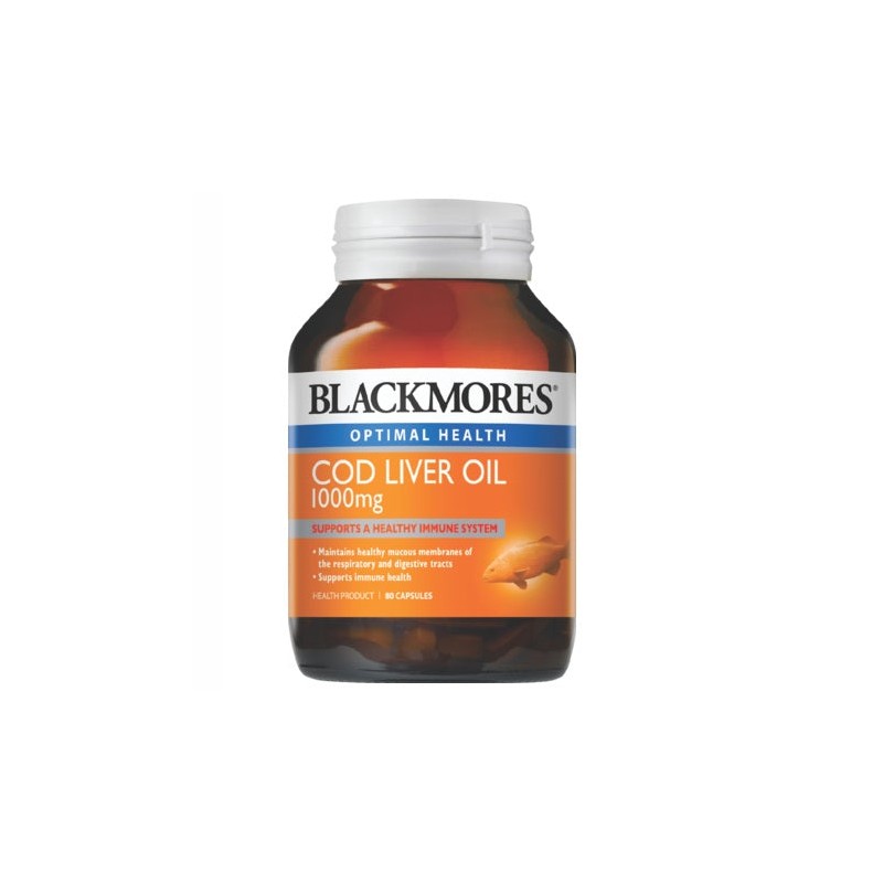 Blackmores Cod Liver Oil 1000Mg 80Caps Complex