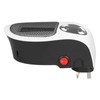 500W Black and White Mini Electric Heater Portable Wall Mounted