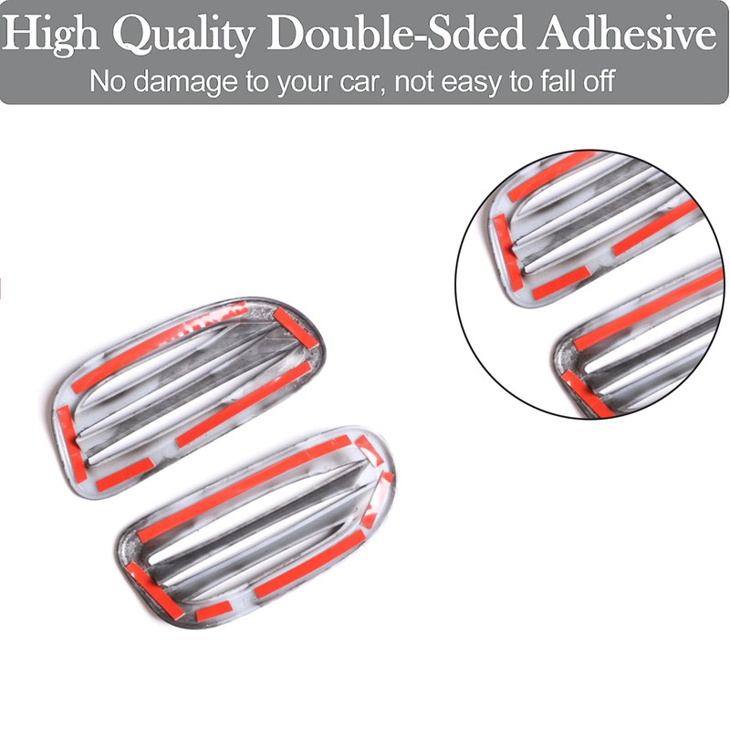 PIUGILH Car ABS A-Pillar Air Vent Covers Fit for C6
