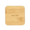 Masakazu Antibacterial Bento Box, 2 Tiers, Matratt, Square, Nest, Lunch,