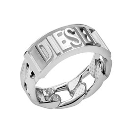 Diesel 32019948 Men's Ring Stainless Steel, Stainless Steel, No Gemstone