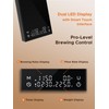 Metal Coffee Scale with Auto Timing, Rechargeable Espresso Scale with