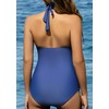 COCOPEAR Traje de baño floral de una pieza para mujer