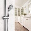 Shower Bracket 18mm ABS Chrome Hand Shower Holder Universal Replacement