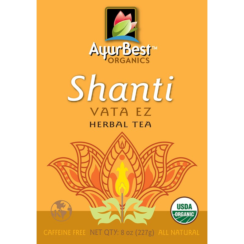 Shanti Vata EZ Herbal Tea, Organic, USDA Certified Organic, Net
