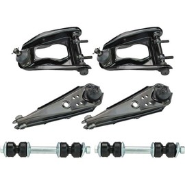 Marketplace Auto Parts Front Upper and Lower Control Arm Ball Joint Sway Bar Link Kit - 6 Piece - Compatible with 1965-1966 Ford Mustang