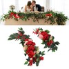 Wedding Arch Draping Artificial Flower Multifunctional Wedding Welcome Signs Floral