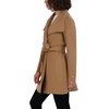Tahari Women's Double-Faced Luxury Soft Blend Peacoat-Wrap Wool Coat with