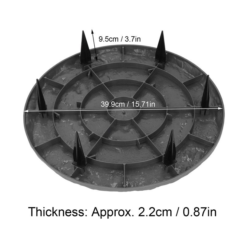 Outdoor Step Stones, Stepping Stones with Ground Stakes, Polypropylene Resin