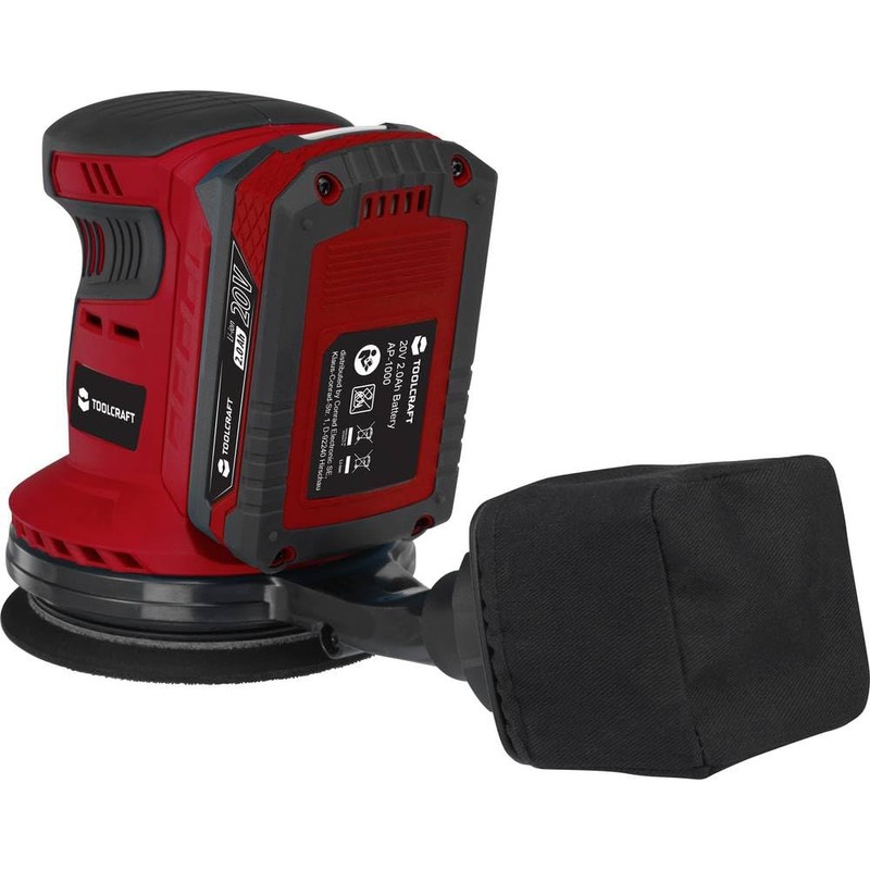 TOOLCRAFT ES-800 Cordless Random Orbital Sander