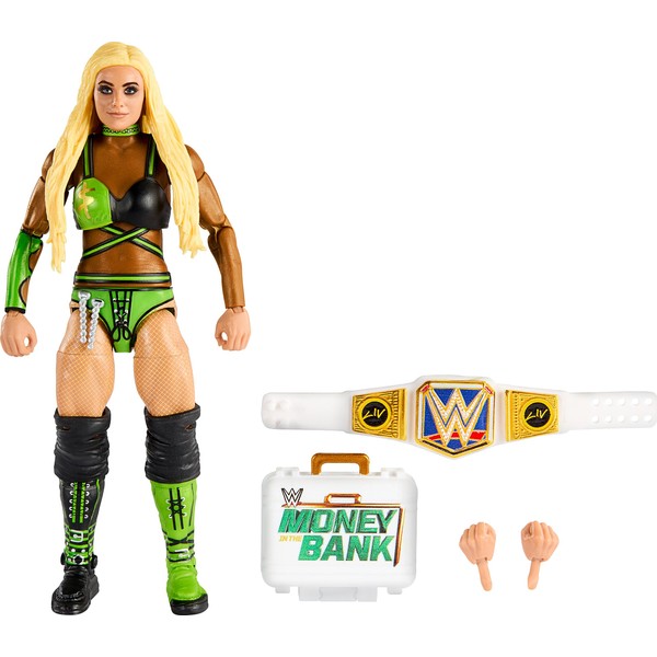 WWE Mattel Liv Morgan Elite Collection Action Figure with Accessories, Articulation & Life-Like Detail, Collectible Toy, 6-Inch