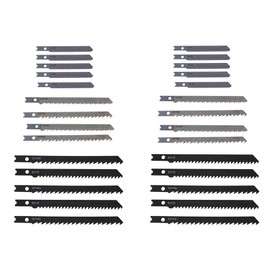 Daptez® 30 Jigsaw Blades Cutting Edges Universal Fit Blade Wood/Metal Shaft