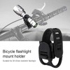 VGEBY1 Bicycle Headlight Holder, Adjustable 360 Degree Rotation Flashlight Mount