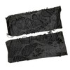 JYTDBCS Fingerless Gloves Punk Armcuffs Gothic Ripped Accessory