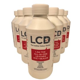 LCD Saab Leather dye Leather Repair Paint self Seal Colour Matched OEM (Slate)