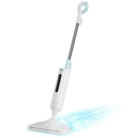 Steam Mop for Floor Cleaning,Lightweight Floor Steamer Cleaner for Hardwood/Tile/Laminate Floors Carpet, 2 Washable Pad,Green - Color: Gray