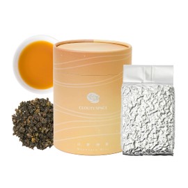Clouty Space, Mountain Taiwan Oolong Tea, Farm Direct, Woody Aftertaste, Mountain Mist, Loose Leaf, 5.3 Oz Paper Tube