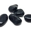 Black Natural Polished Obsidian Stone - 5 Energy Stones for