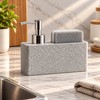 Kitchen Soap Dispenser with Sponge Holder for Sink Organization –