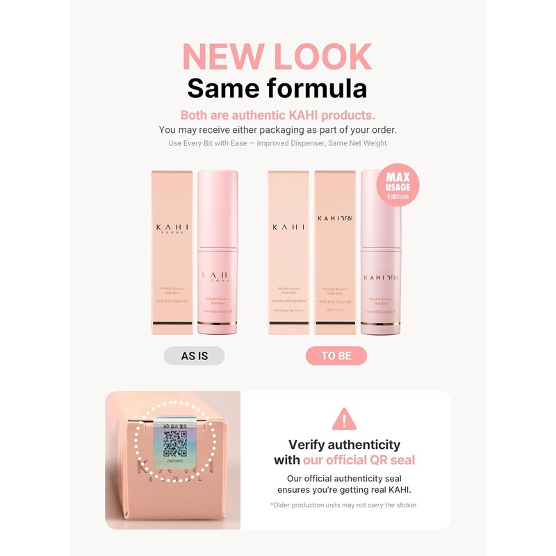 Wrinkle Bounce Multi Balm by Kahi for Women - 0.31