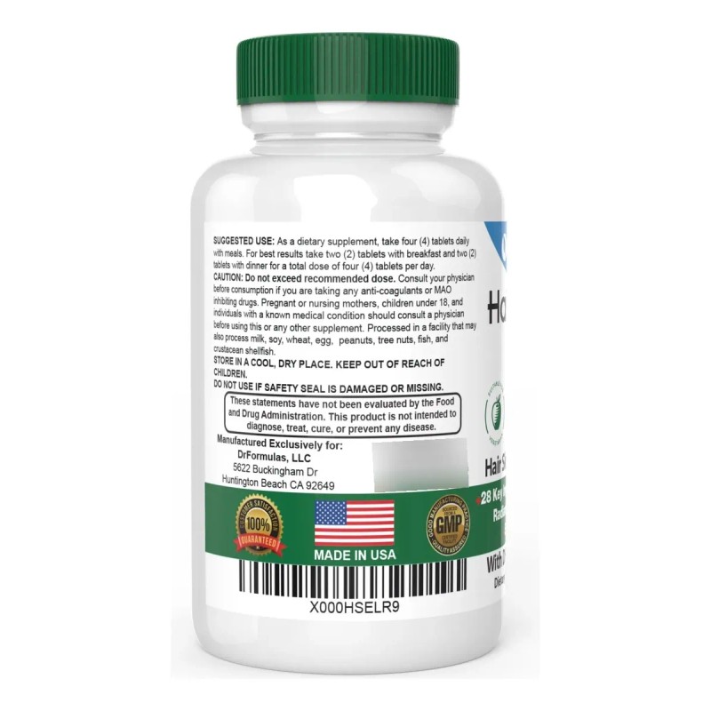 Vitaminas Crecimiento Cabello Hairomega Drfor