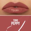 Maybelline Labial líquido brillante Superstay Vinyl Ink Tono Peppy, 4.2ml