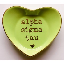 Sorority Shop Alpha Sigma Tau - Ceramic Ring Dish