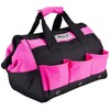 ALLSPACE Pink Tool Bag with 43 Piece Pink Tools, Tool