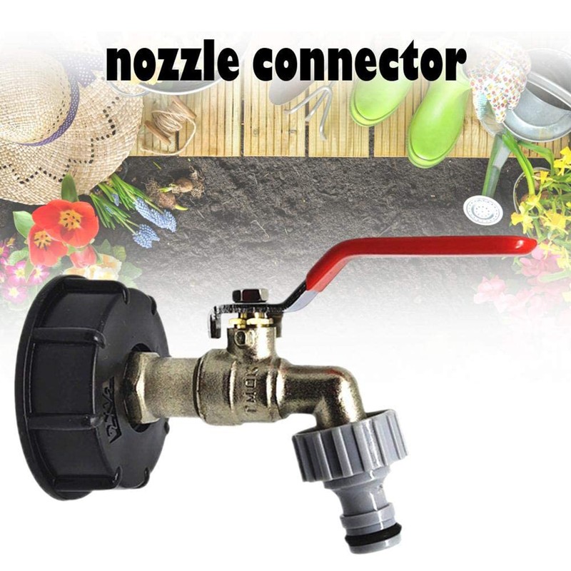 IBC Outlet Tap Tote Tank Drain Adapter Garden Hose Water