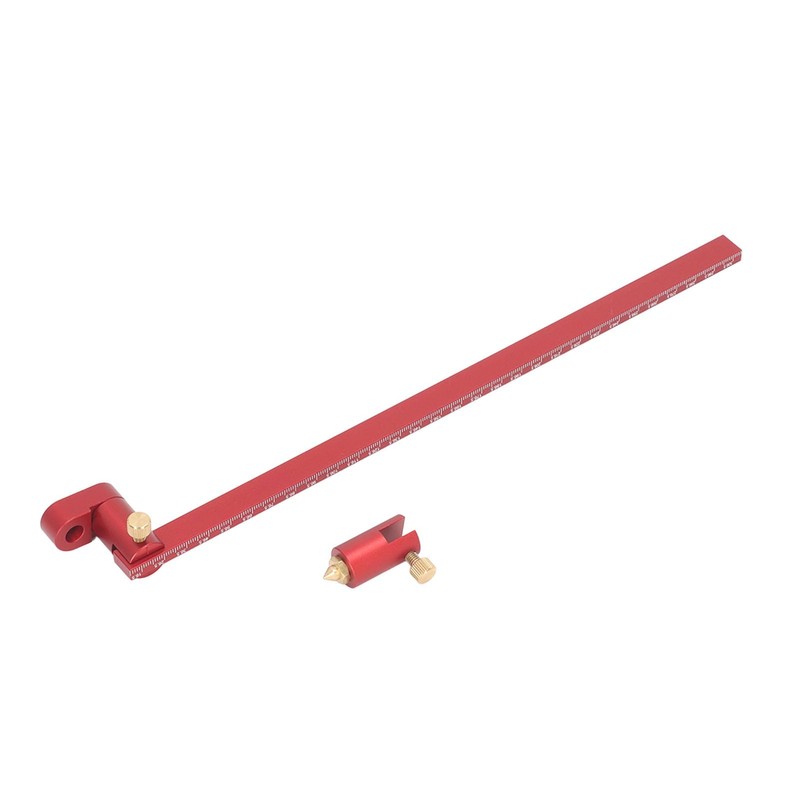 Adjustable 300mm Circle Ruler Woodworking Scribing Gauge Aluminum Alloy for
