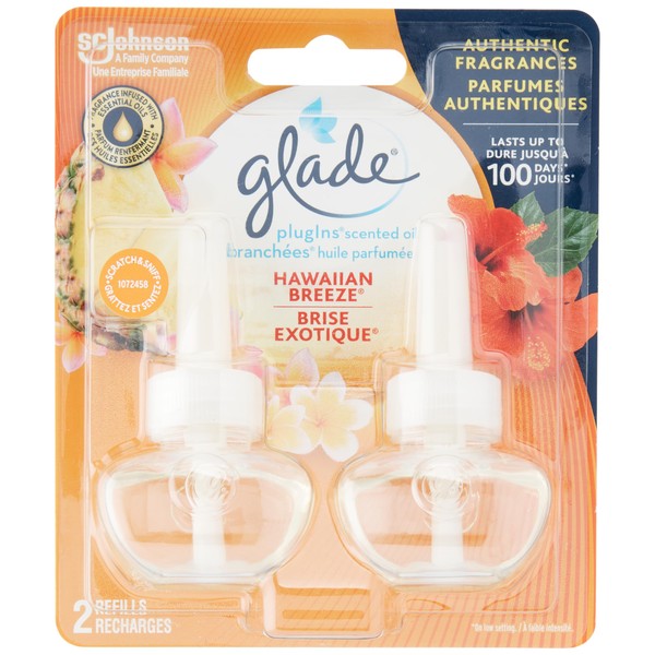 Glade PlugIns Air Freshener Oil Refill, Scented and Essential Oils