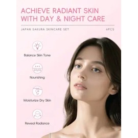 Kit Skincare Japan Sakura Piel Radiante Joven Y Suave                                                                                                 