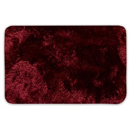 Popular Bath 863161, Floor, Super, Soft Rug, Bath mat, 17 x 24, Burgundy