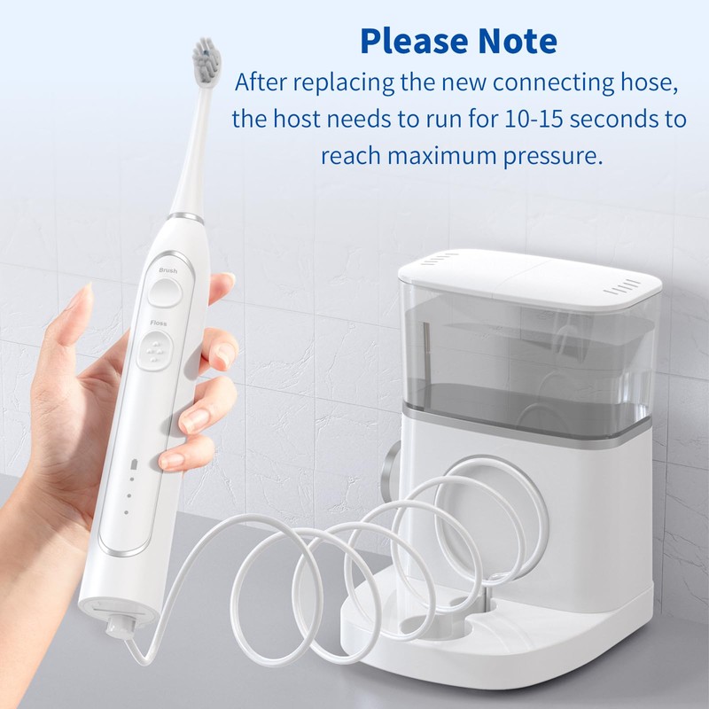 Replacement Hose Fit for Waterpik Sonic-Fusion SF-01/02/03/04 Flossing Toothbrush, Replacement
