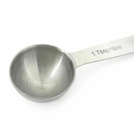 Unbranded 6pcs Stainless Steel Measuring Spoons Silver Kitchen Food Baking Tools 0.6-15ml