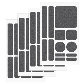 lasuroa 4 Stück Handy-Griffaufkleber, Selbstklebend rutschfeste Aufkleber Vorgeschnittene Streifen Universelles Anti-Rutsch-Griffband für Handyhülle Tablet Maus Gamecontroller (Grau)