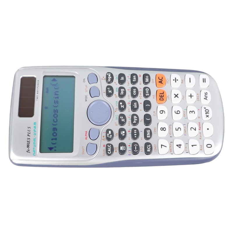 Scientific Calculator Large Display 417 Functions Battery Power Sliding Cove