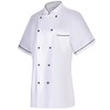 MISEMIYA MZ-849B Women's Kitchen Jacket, white
