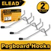 ELEAD 55Pcs 2 Inch Pegboard Hooks Set