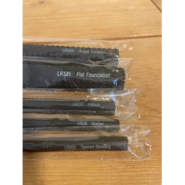 Laruce Makeup Brush 5 Piece-Angle Contour-Flat Foundation-Kab